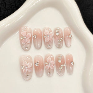 Handmade Pink Diamond Garden (Square, Medium)