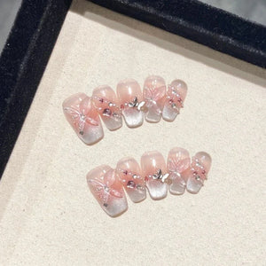 Handmade Pink Diamond Garden (Square, Medium)
